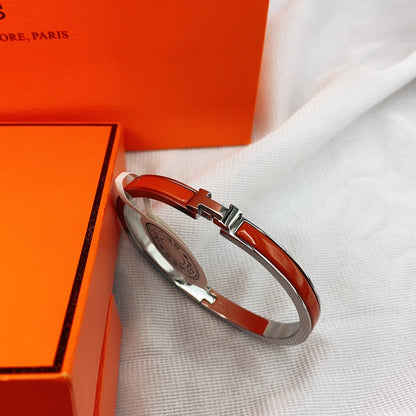 [Avelora]CLASSIC HM CLIC RED 8MM ENAMEL BRACELET