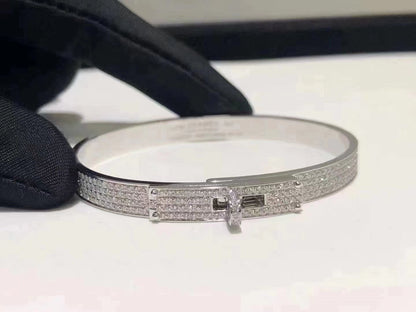 [Avelora]HM KELLY BRACELET IN SILVER AND FULL PAVE DIAMOND