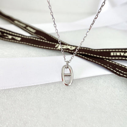 [Avelora]HM PIG NOSE NECKLACE