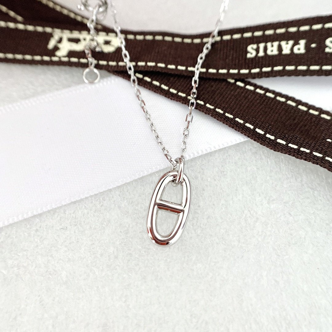 [Avelora Jewelry ]HM PIG NOSE NECKLACE