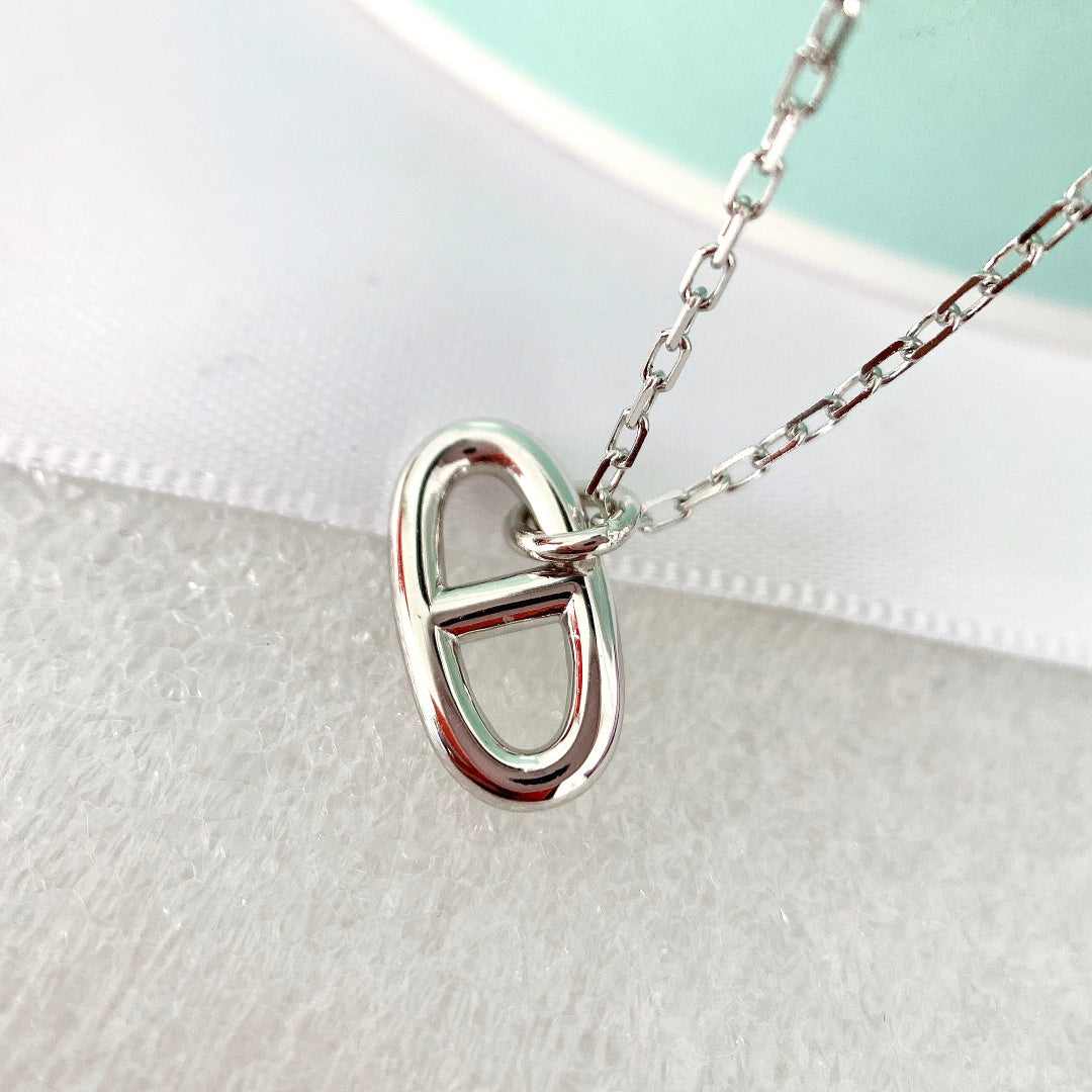 [Avelora Jewelry ]HM PIG NOSE NECKLACE