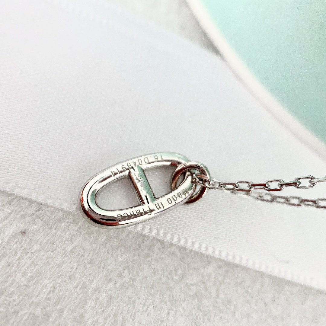 [Avelora Jewelry ]HM PIG NOSE NECKLACE