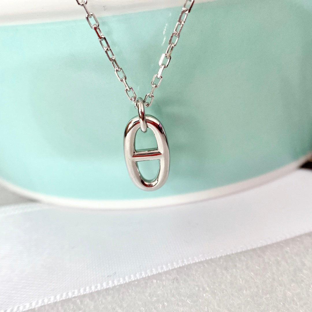 [Avelora Jewelry ]HM PIG NOSE NECKLACE