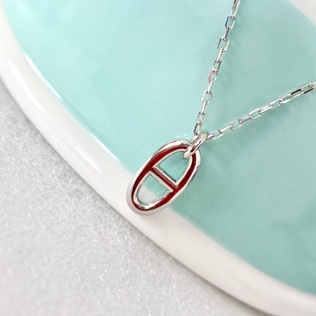 [Avelora]HM PIG NOSE NECKLACE