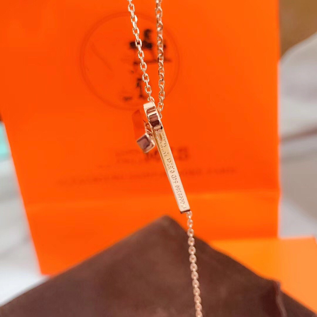 [Avelora Jewelry ]HM NECKLACE PLATINUM ROSE GOLD DIAMOND