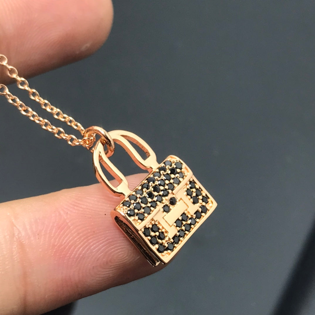 [Avelora Jewelry ]HM NECKLACE ARAveloraL BLACK DIAMOND