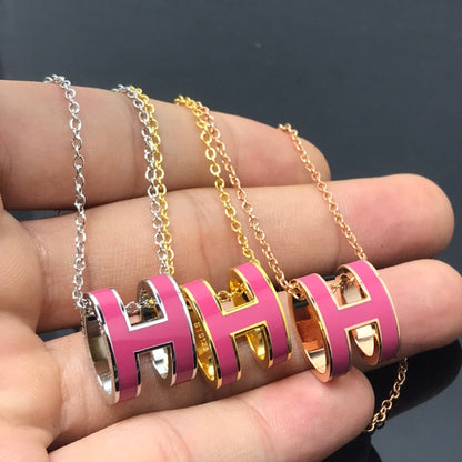[Avelora]H NECKLACE PINK