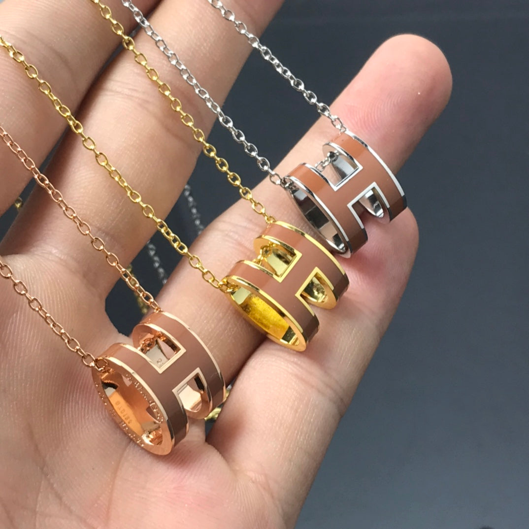 [Avelora]H NECKLACE BROWN