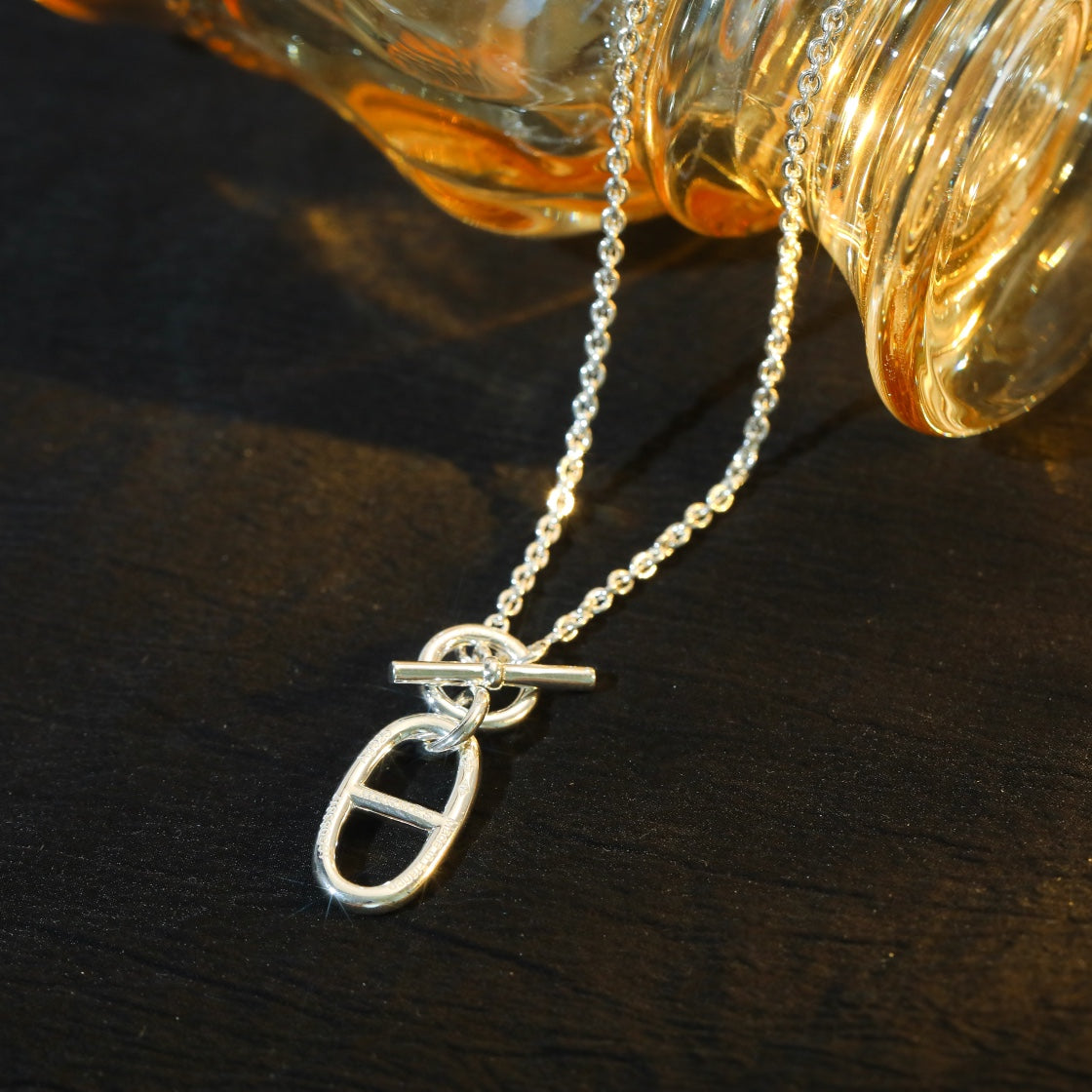 [Avelora]HM CHAINE D'ANCRE PENDANT NECKLACE STERLING SILVER