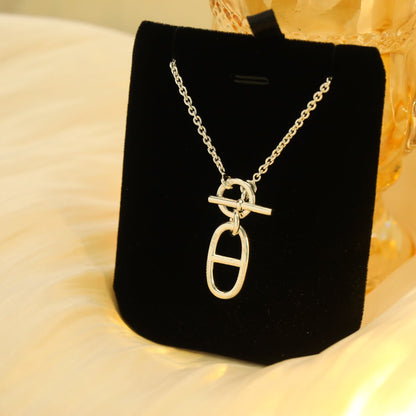 [Avelora]HM CHAINE D'ANCRE PENDANT NECKLACE STERLING SILVER