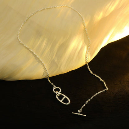 [Avelora]HM CHAINE D'ANCRE PENDANT NECKLACE STERLING SILVER