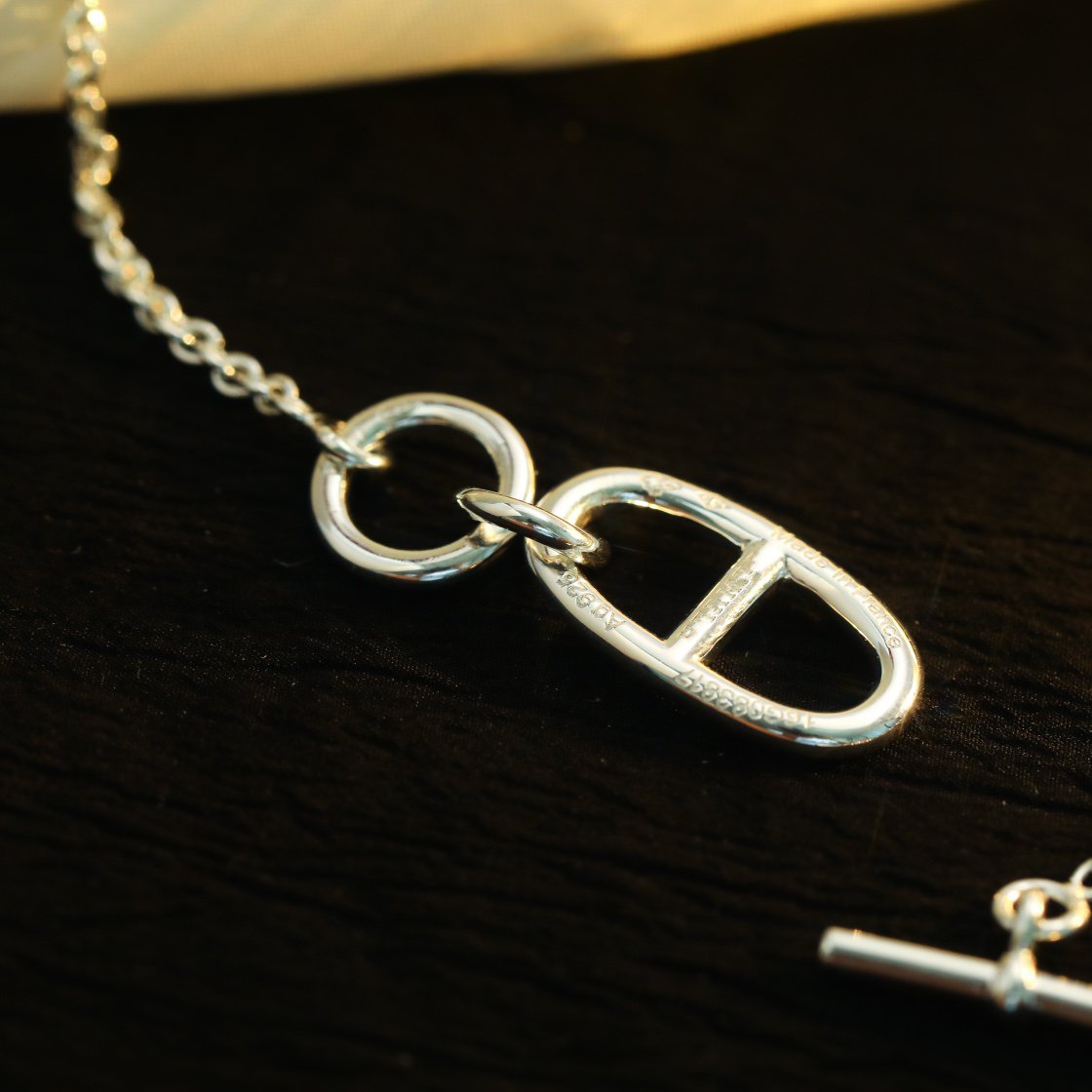 [Avelora]HM CHAINE D'ANCRE PENDANT NECKLACE STERLING SILVER
