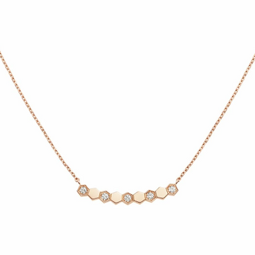 [Avelora Jewelry ]BEE MY LOVE DIAMOND NECKLACE