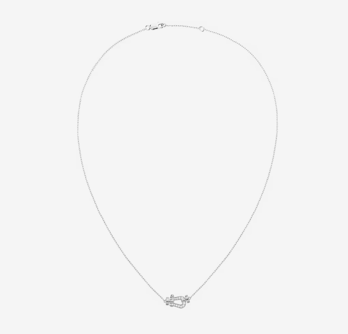 [Avelora Jewelry ]FORCE 10 DIAMOND SILVER NECKLACE MINI MODEL