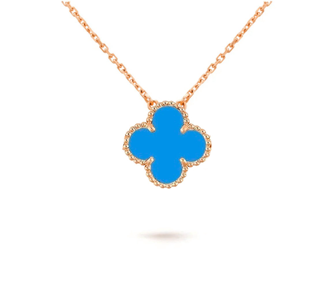 [Avelora]15MM CLOVER FLOWER PENDANT NECKLACE COLLECTION