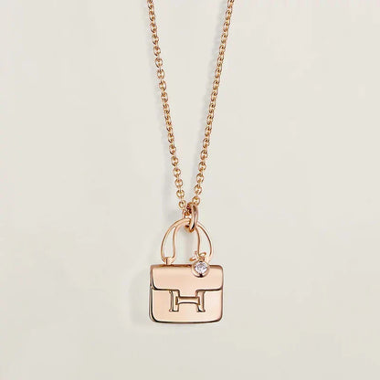 [Avelora]AMULETTE PEDANT ROSE GOLD NECKLACE