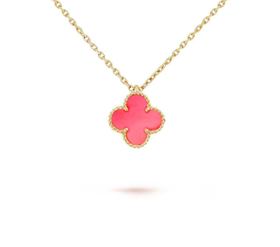 [Avelora]9.5MM MINI CLOVER PENDANT NECKLACE COLLECTION