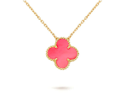 [Avelora]15MM CLOVER FLOWER PENDANT NECKLACE COLLECTION