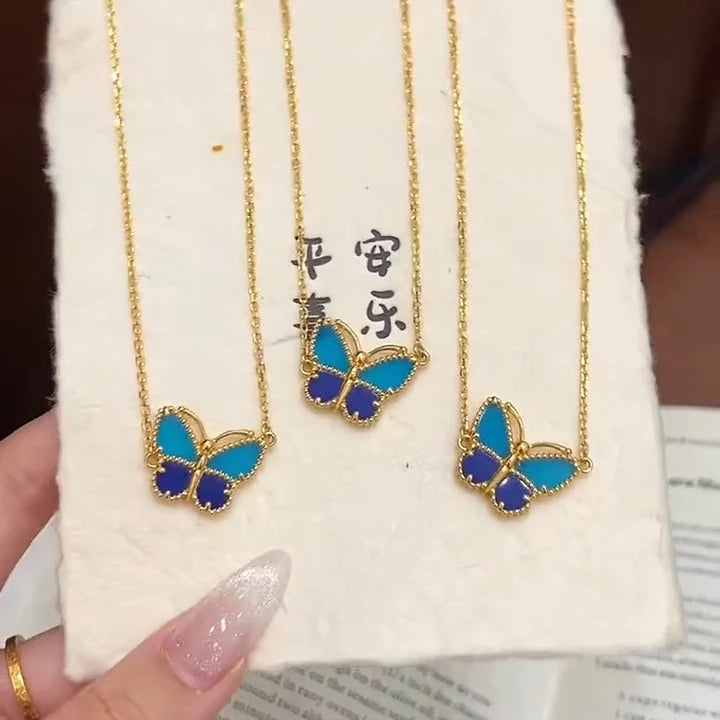 [Avelora Jewelry] 2026 NEW LUCKY BUTTERFLY 1 MOTIFS NECKLACE