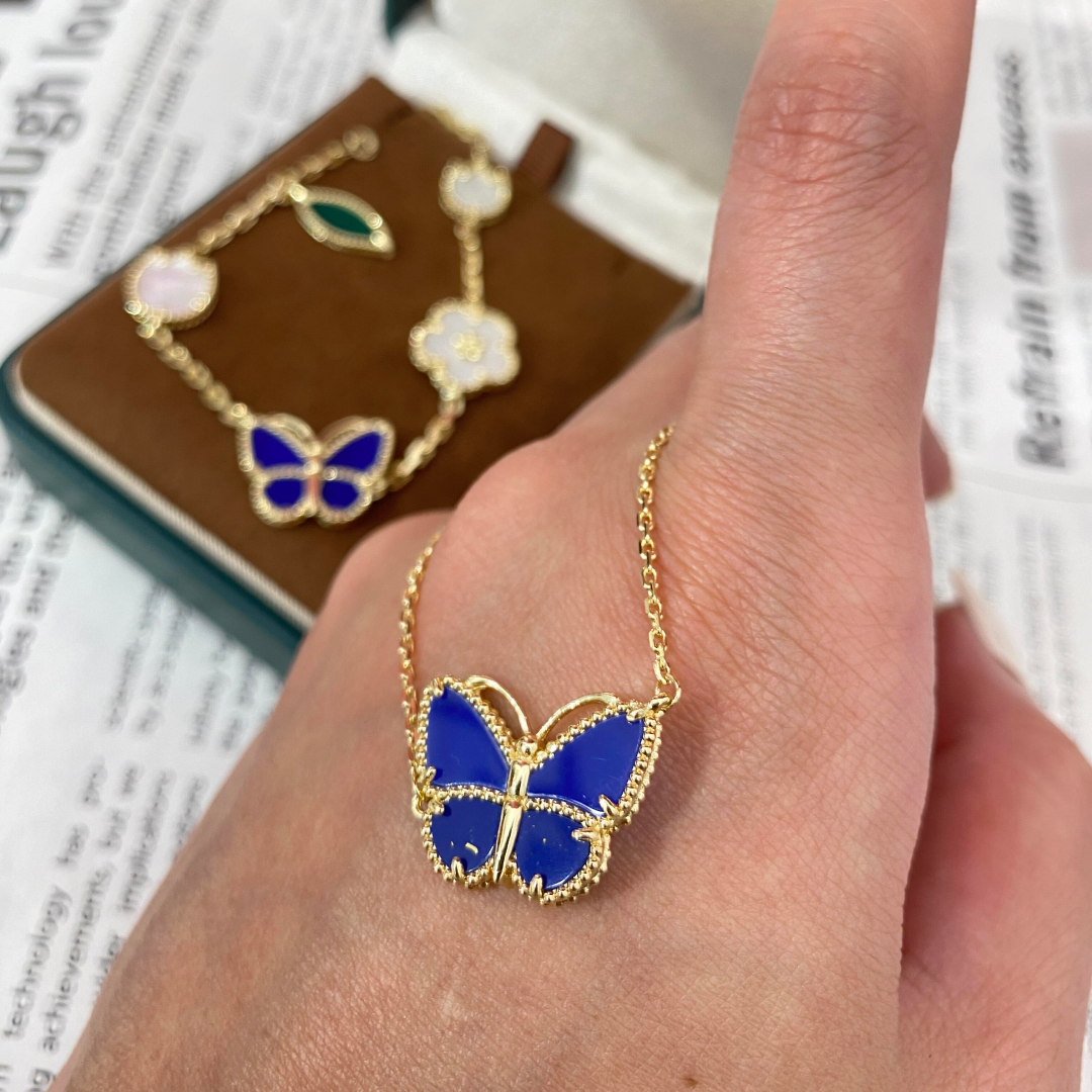 [Avelora Jewelry] 2026 NEW LUCKY BUTTERFLY 1 MOTIFS NECKLACE