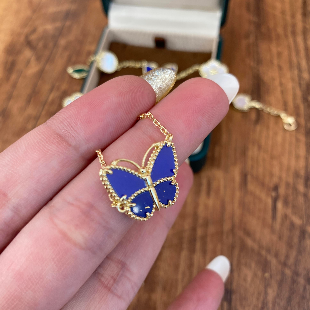 [Avelora Jewelry] 2026 NEW LUCKY BUTTERFLY 1 MOTIFS NECKLACE