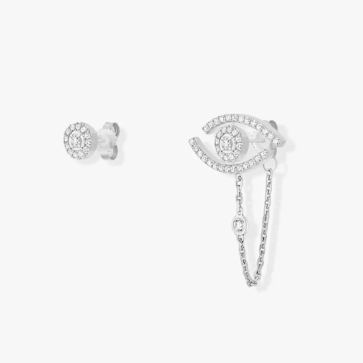 [Avelora]LUCKY EYE DIAMOND EARRINGS