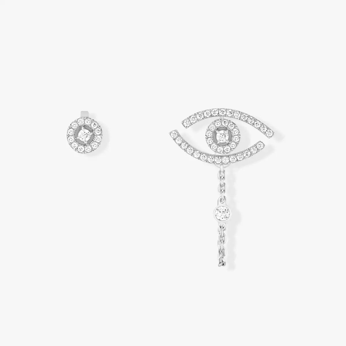 [Avelora]LUCKY EYE DIAMOND EARRINGS