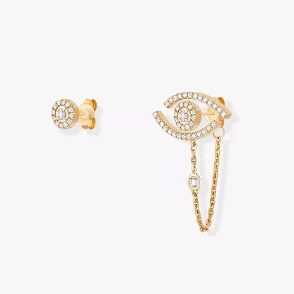 [Avelora]LUCKY EYE DIAMOND EARRINGS