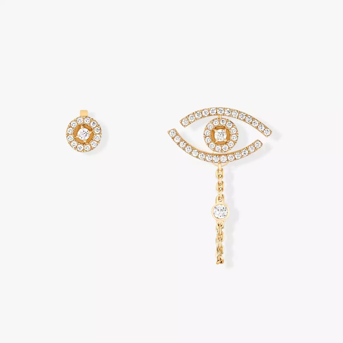 [Avelora]LUCKY EYE DIAMOND EARRINGS