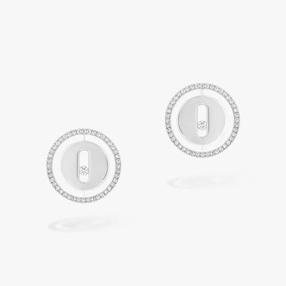[Avelora]LUCKY MOVE DIAMOND EARRINGS