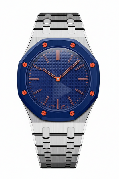 [Avelora]OAK POP EXCLUSIVE SILVER STEEL STRAP