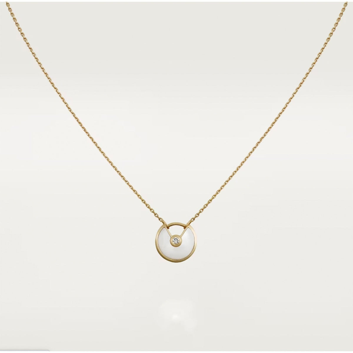 [Avelora Jewelry ]AMULETTE ROSE GOLD MOP NECKLACE