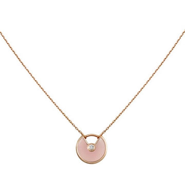 [Avelora Jewelry ]AMULETTE ROSE GOLD PINK MOP NECKLACE