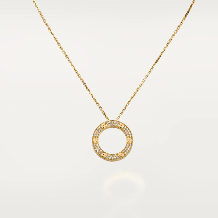 [Avelora Jewelry ]LOVE NECKLACE ADJUSTABLE ROSE GOLD