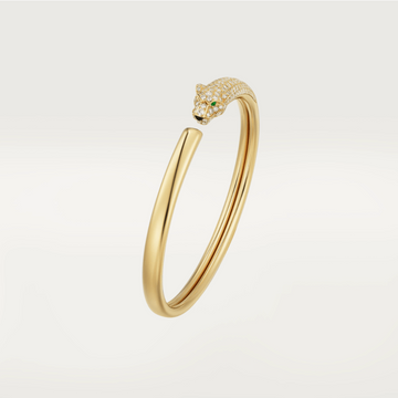 [Avelora Jewelry ]PANTHERE GOLD DIAMOND OPEN BRACELET