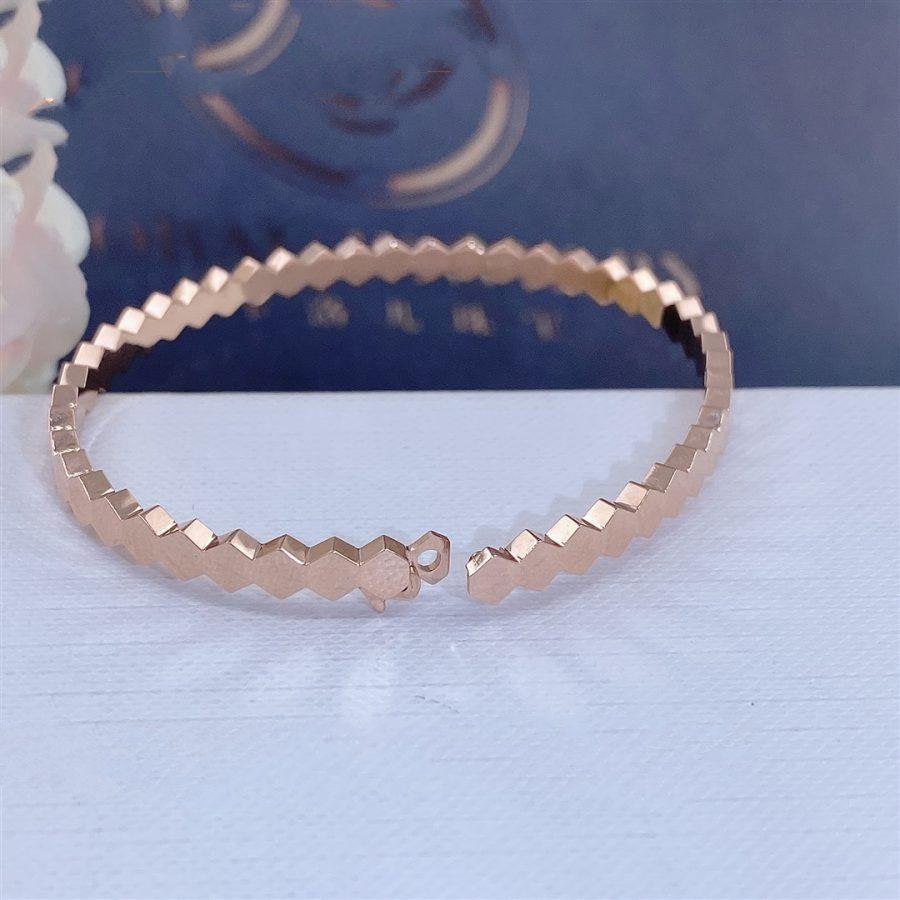 [Avelora]BEE LOVE ROSE GOLD BRACELET