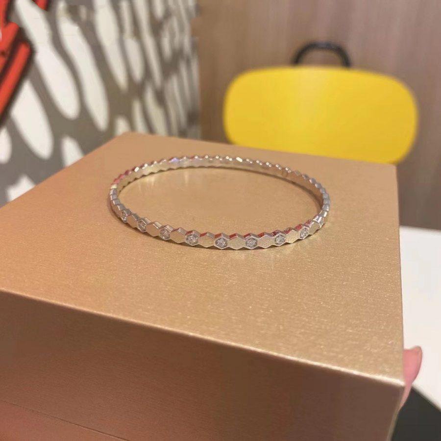 [Avelora]BEE LOVE SILVER DIAMOND BRACELET