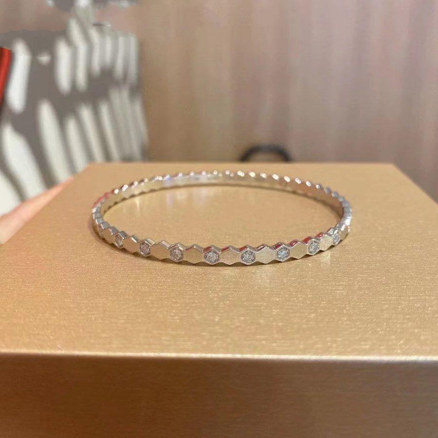 [Avelora Jewelry ]BEE LOVE SILVER DIAMOND BRACELET