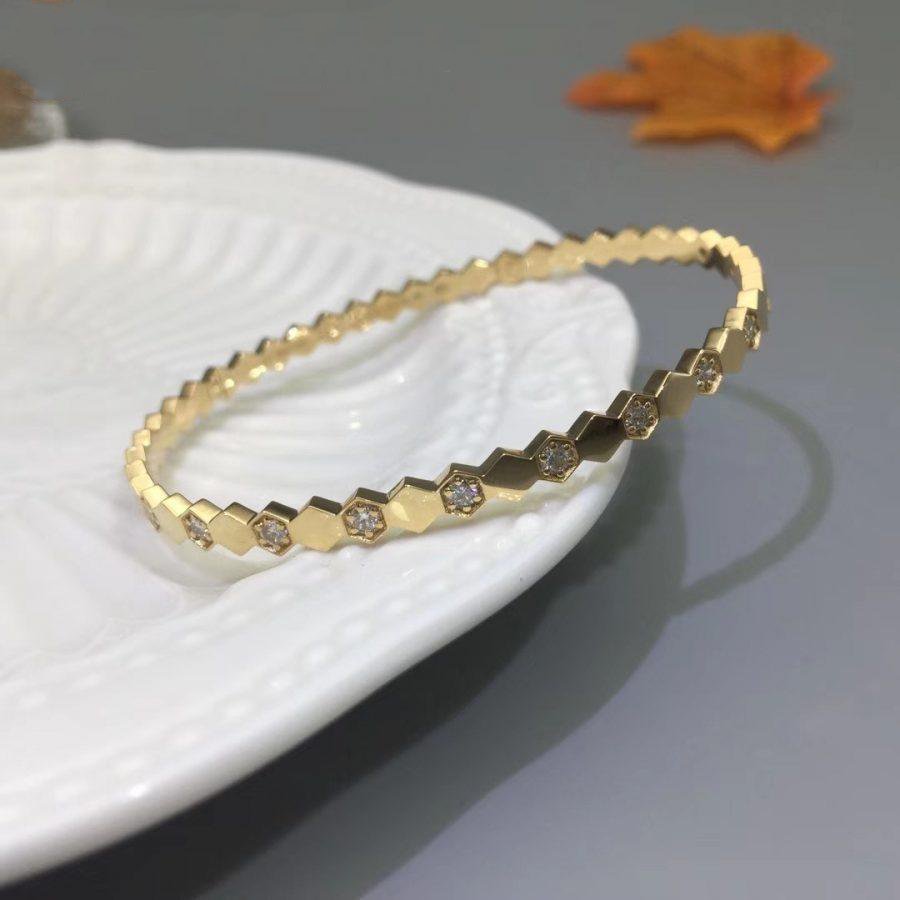 [Avelora]BEE LOVE GOLD DIAMOND BRACELET