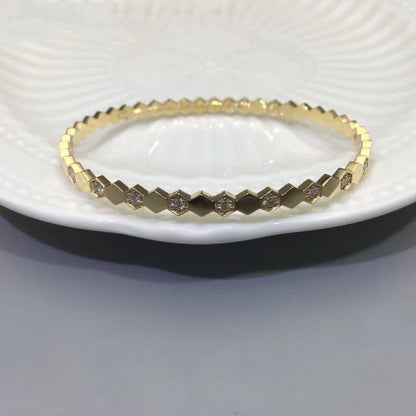 [Avelora]BEE LOVE GOLD DIAMOND BRACELET