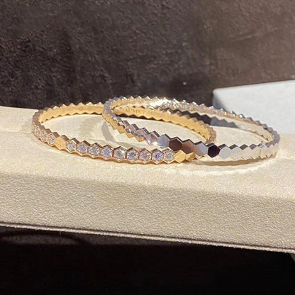 [Avelora]BEE LOVE GOLD BRACELET FULL DIAMOND