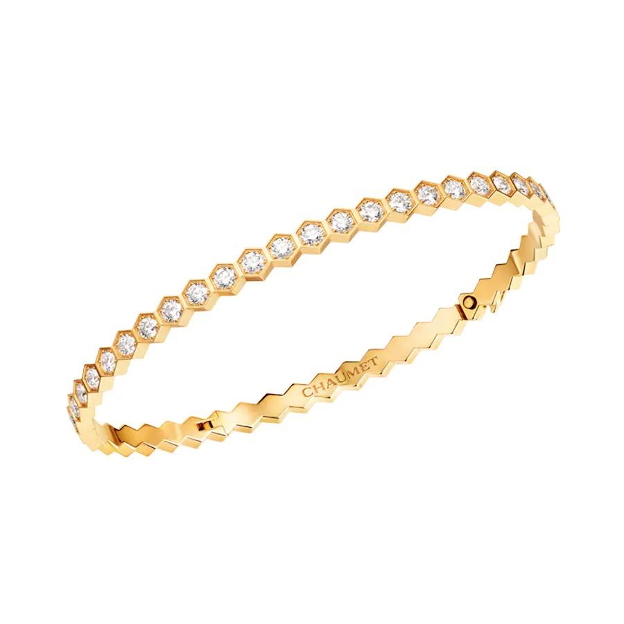 [Avelora]BEE LOVE GOLD BRACELET FULL DIAMOND
