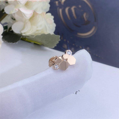 [Avelora]BEE LOVE ROSE GOLD DIAMOND EARRINGS