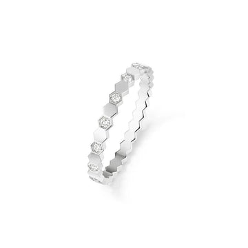 [Avelora Jewelry ]BEE LOVE RING SILVER DIAMOND