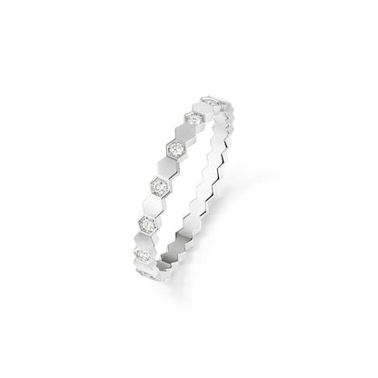 [Avelora]BEE LOVE RING SILVER DIAMOND