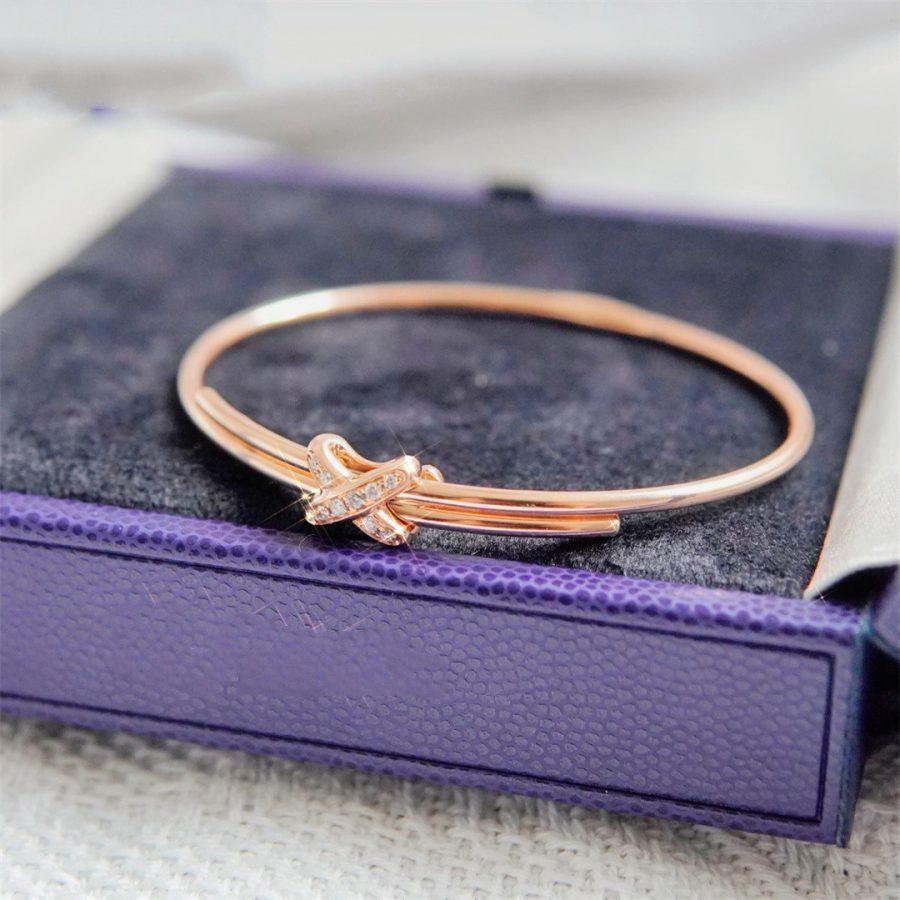 [Avelora Jewelry ]JEUX DE BRACELET PINK GOLD DIAMONDS