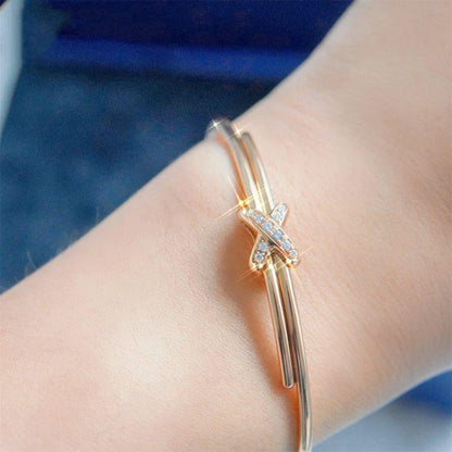 [Avelora]JEUX DE BRACELET ROSE GOLD DIAMONDS