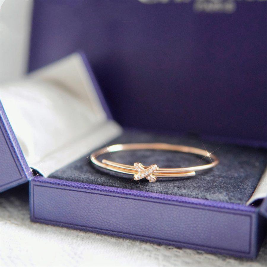 [Avelora Jewelry ]JEUX DE BRACELET PINK GOLD DIAMONDS