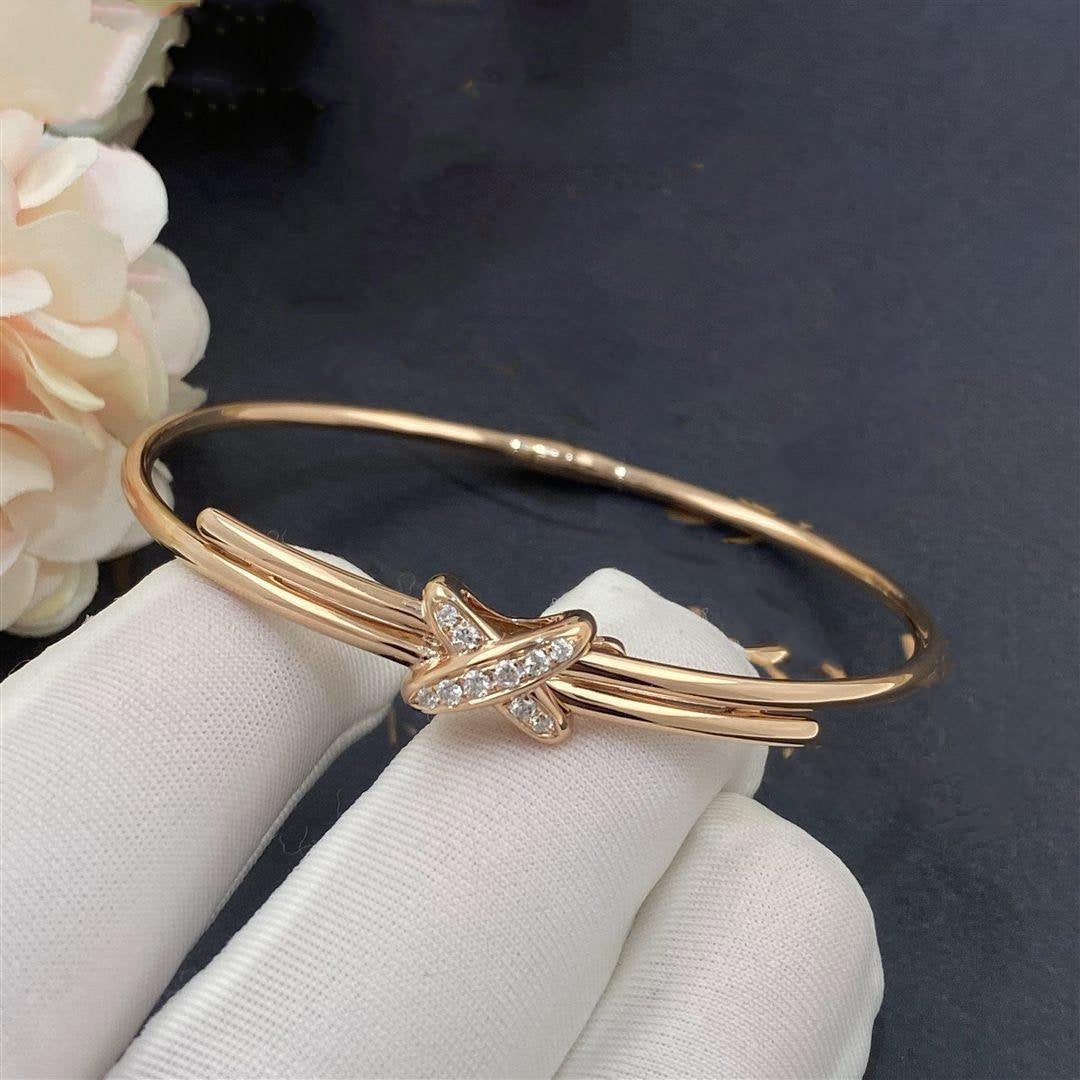 [Avelora]JEUX DE BRACELET ROSE GOLD DIAMONDS