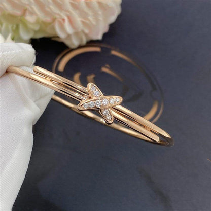 [Avelora]JEUX DE BRACELET ROSE GOLD DIAMONDS